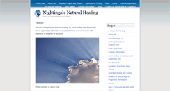 Desktop Screenshot of nightingalehealing.com