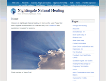 Tablet Screenshot of nightingalehealing.com